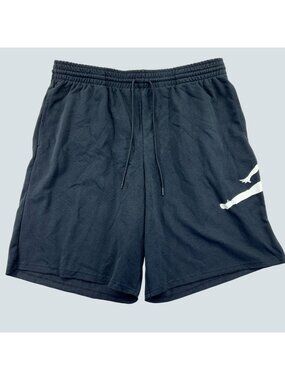 Nike Jordan Jumpman Fleece Shorts Mens 3XL Black Graphic Drawstring Athletic